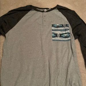 Grey Long Sleeve Shirt